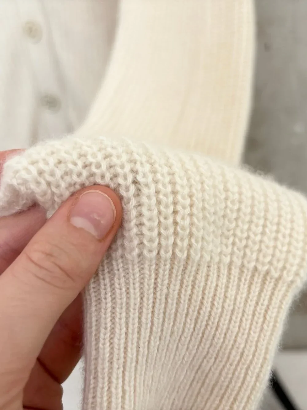 Tory Burch Cashmere Ribbed Cardigan